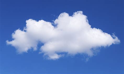 A Single White Cloud Against A Blue Sky Odder Højskole