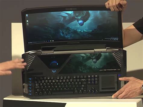 Acer Predator 21x Gaming Laptop First Ever 21 Inch Curved Screen With