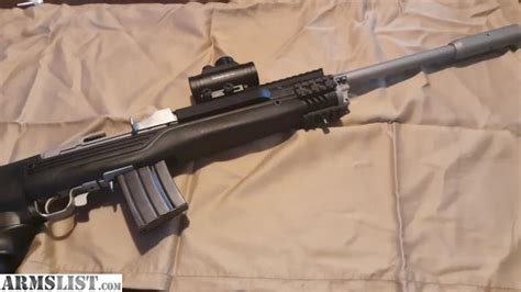Armslist For Saletrade Mini 14 Tactical With Red Dot And Wooden Stock