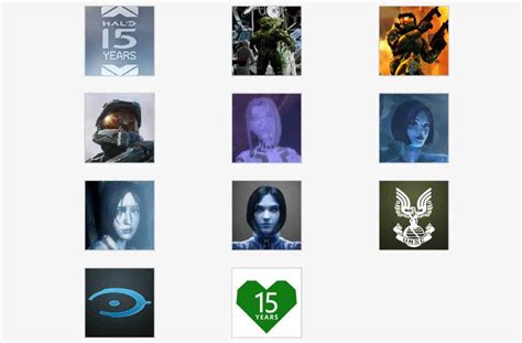 Check Out The New Xbox And Halo 15th Anniversary Gamerpics On Msft