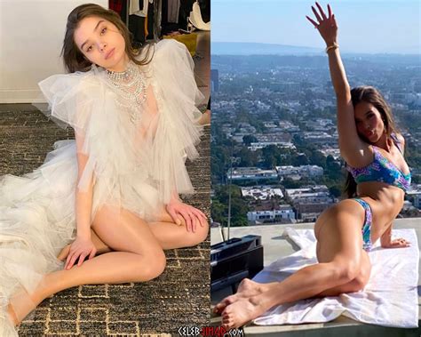 Hailee Steinfeld Caught Sunbathing Her Nude Tits