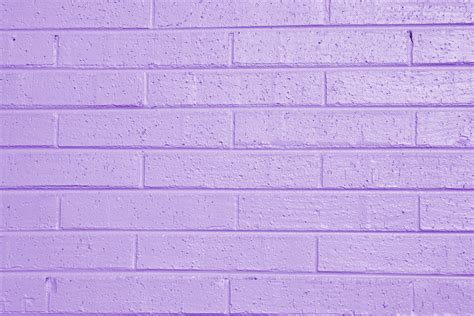 Lilac Or Lavender Painted Brick Wall Texture Picture Free Photograph