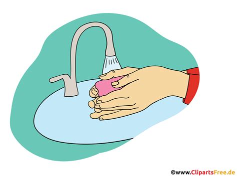 Gambar Mencuci Tangan Png Hande Mit Wasser Waschen Pu