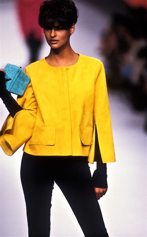 Linda Evangelista Walked For Karl Lagerfeld Runway Show 1991 90s