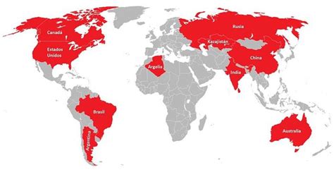 Los 10 Países Más Grandes Del Mundo