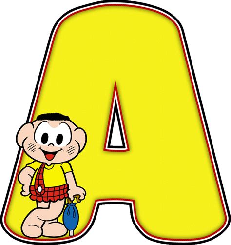 Alfabeto Turma Da Monica Png