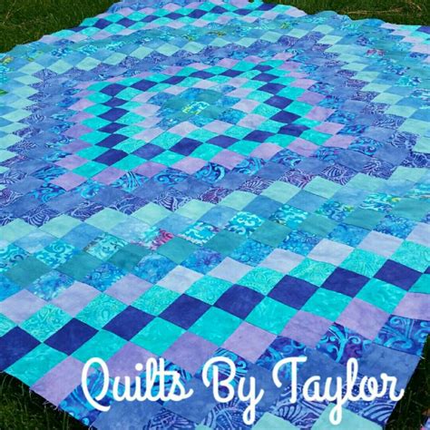 Made To Order Purple Blue Quilt Purple Quilt Blue And Teals