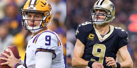 Expected to miss at least two weeks. Joe Burrow meets Drew Brees for the first time: 'You were ...