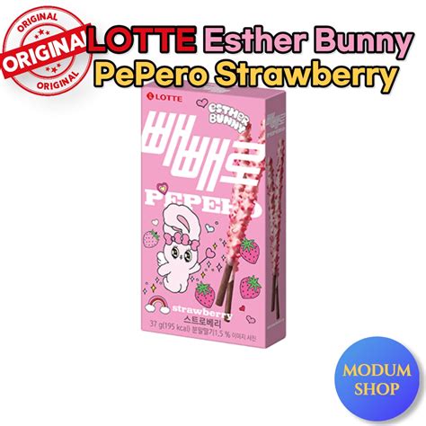 Lotte Pepero Strawberry 2022 New 37g 3EA 37g 5EA Shopee Singapore