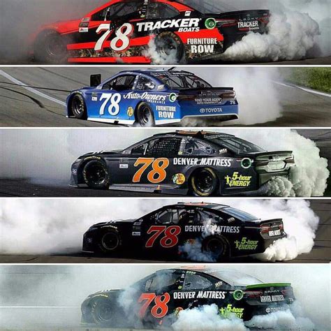 There's no lead car to follow and no instructor. Martin Truex Jr 2017 wins...so far... Las Vegas Kansas ...