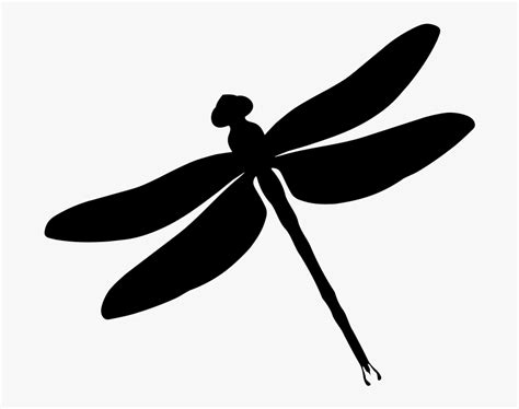 Dragonfly Silhouette Free Transparent Clipart Clipartkey