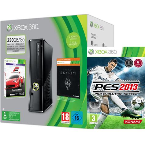 Xbox 360 250gb Holiday Pes Bundle Includes Pro Evolution Soccer 2013