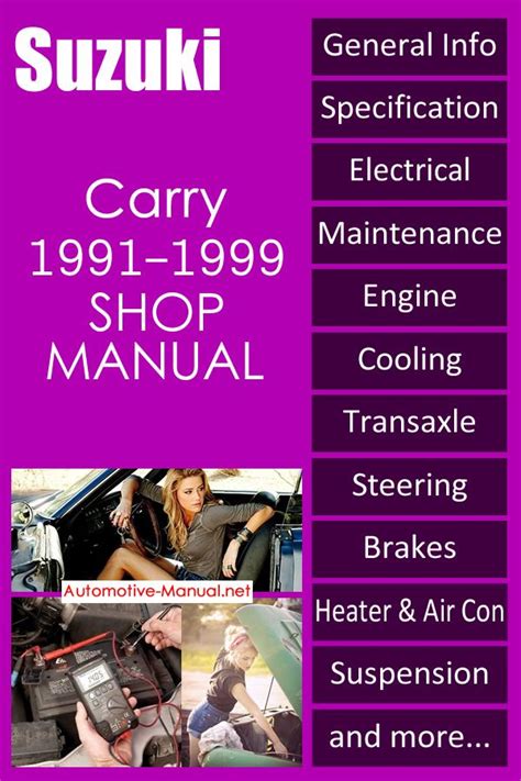 Suzuki Carry 1991-1999 Shop Repair Manual Download | Suzuki carry