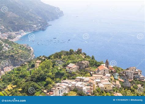 Ravello City On Amalfi Coast Italy Stock Image Image Of Nature