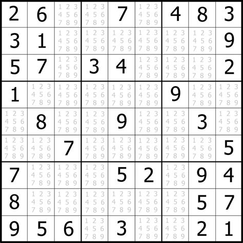 Easy Sudoku For Kids 4x4 6x6 9x9 Printable Sudoku 4 By 4