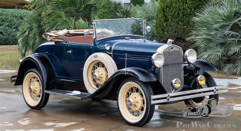 Car Ford Model A Deluxe Roadster 1930 For Sale Prewarcar