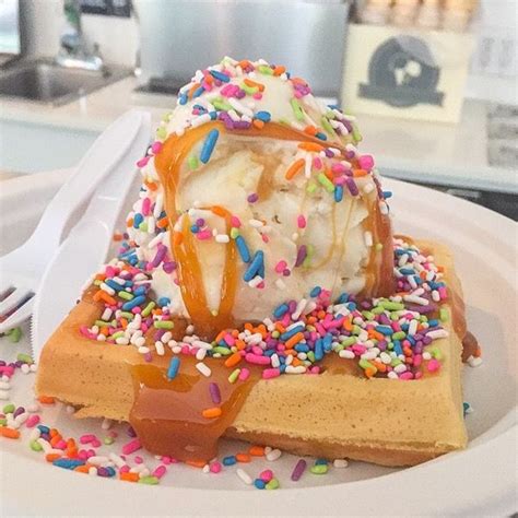 We did not find results for: Vanilla ice cream with rainbow sprinkles on a waffle ...