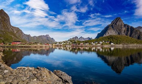 Premium Photo Lofoten Is An Archipelago Panorama In The County Of