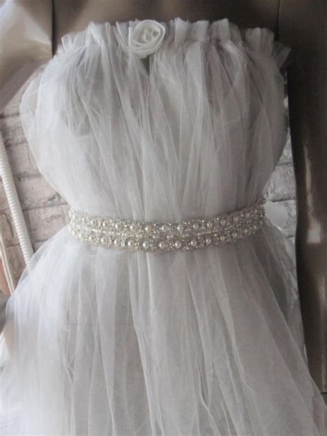 Rhinestones Belt Sash Ivory Pearl Sash Wedding Belt Wedding Dress