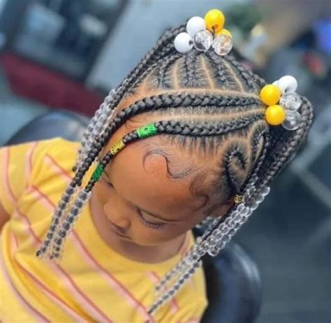 25 Cute Braids With Beads For Kids In 2022 Honestlybecca Hair