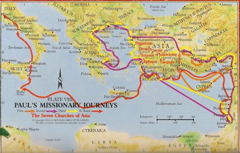 33 Map Of Pauls First Missionary Journey Maps Database Source