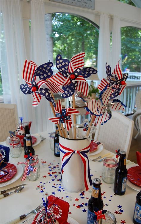Fourth Of July Decorations Quick 4th Of July Drinks Table Party Ideas Want More Holiday