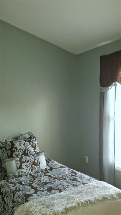 Like i previously mentioned, lots of wood tones will bring out a strong green undertone in mindful gray but less so in repose gray. Benny B's Painting: Mindful Gray Bedroom Makeover