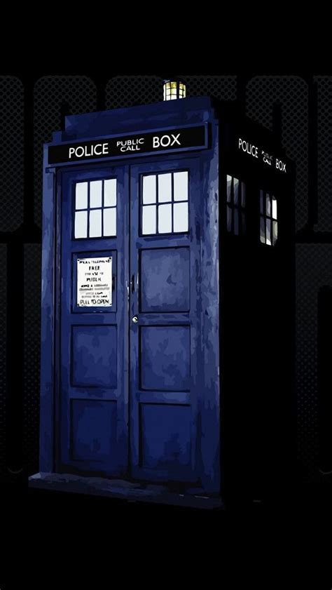 Tardis Doctor Who Phone Wallpaper