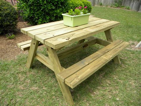 Picnic Table Plans For A Perfect Weekend Project