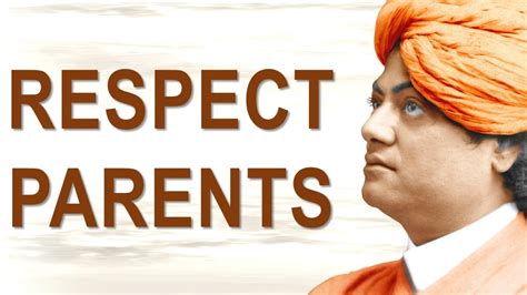 Swami Vivekananda Explains To Respect Parents And Elders