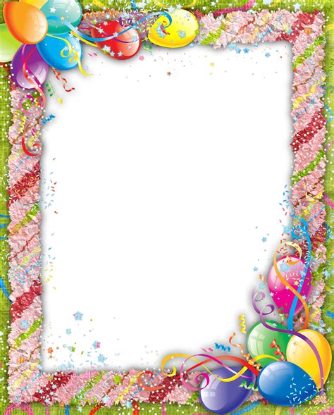 Transparent Birthday Png Frame Gallery Yopriceville High Quality