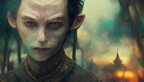 Prompthunt Portrait Of An Elven King Half Goblin Muted Colors Peter