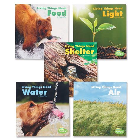 What Living Things Need Book Set Montessori Services