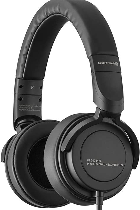 Beyerdynamic Dt 240 Pro Over Ear Studio Headphones In Black Closed