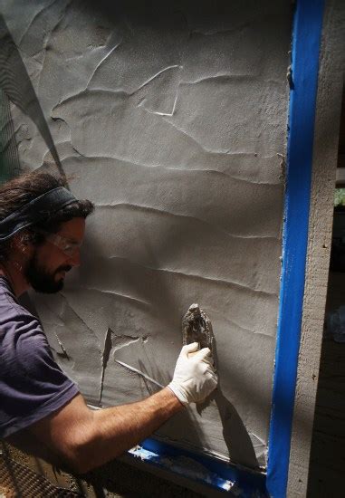 Applying Lime Plaster On Faswall Block Home The Year Of Mud