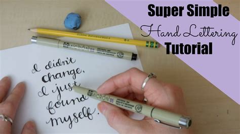 Hand Lettering Tutorial Michelle Cherie With Images Hand