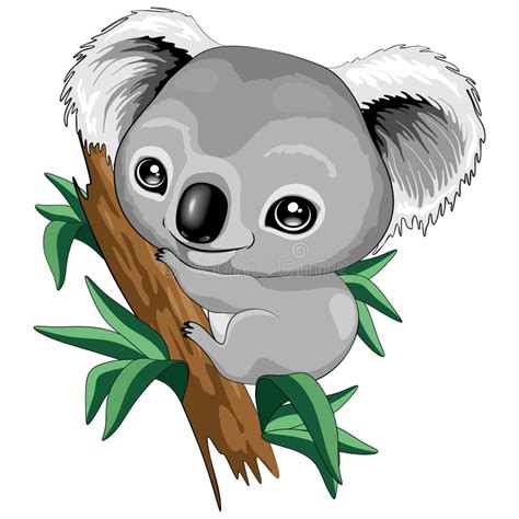 Cute Koala Tree Stock Illustrations 4673 Cute Koala Tree Stock