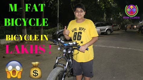 M Fat Bicycle Stunts On Fat Bicycle Features Fat Biker Vaibhav