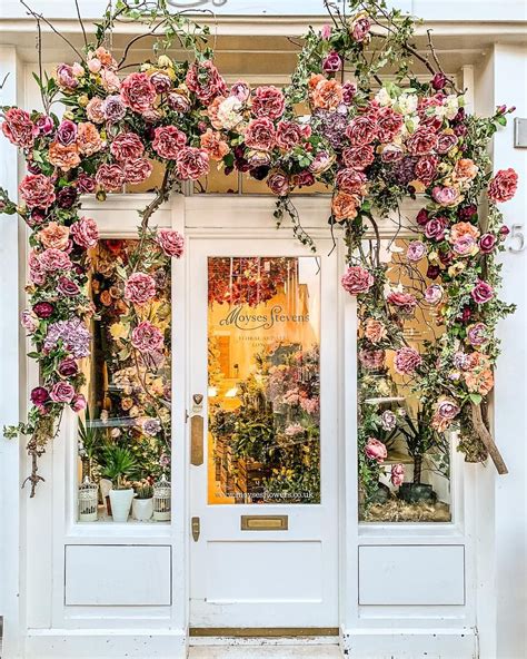 Flowers On The Facade Of A Flower Shop In Londons Belgravia Click