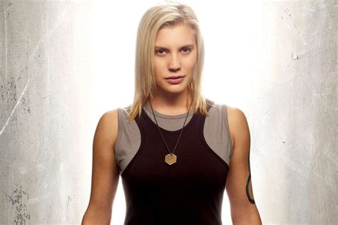 Katee Sackhoff How She Got Nude With Tricia Helfer In The Name Of Charity