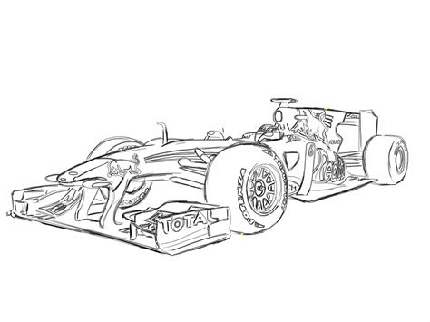 Ferrari F1 Colouring Pages Cars Coloring Pages Free Printable Car