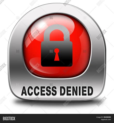 Access Denied Icon No Image And Photo Free Trial Bigstock