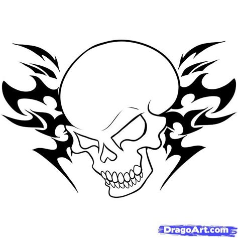 Tattoo Drawings In Pencil Easy Tattoo Designs For Beginners Skull