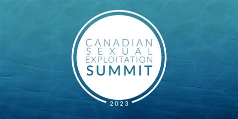 2023 Canadian Sexual Exploitation Summit The Alliance Canada