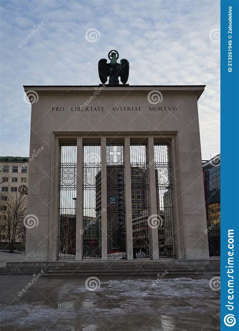 Innsbruck Austria February 20 2019 The Liberation Monument