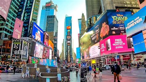 Times Square Nyc March 2021 Youtube