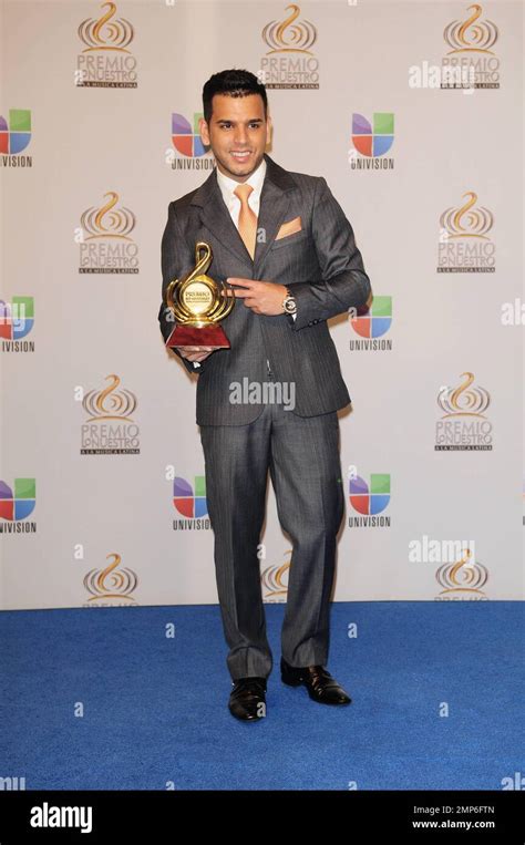 tito el bambino poses backstage at univision s 2012 premio lo nuestro a la musica latina held at