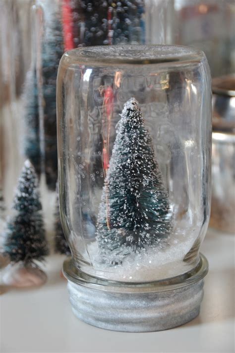 Iron And Twine Mason Jar Snow Globes