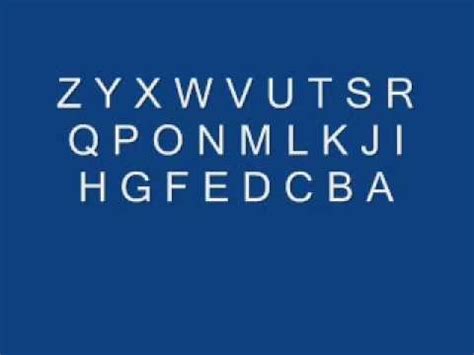 How old was your child when they learned the alphabet? Backward Alphabet Challenge - YouTube