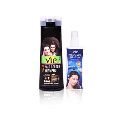 Pleasant fragrance & tear free. Buy VIP 5-in-1 Hair Color Shampoo Online at Best Price in ...